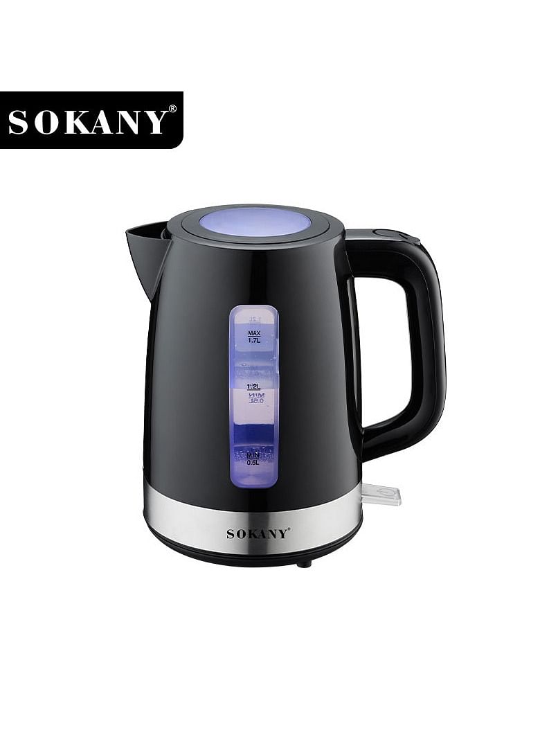 sokany Sokany Electric Kettle 1.7 Liter - 2200 W -Black