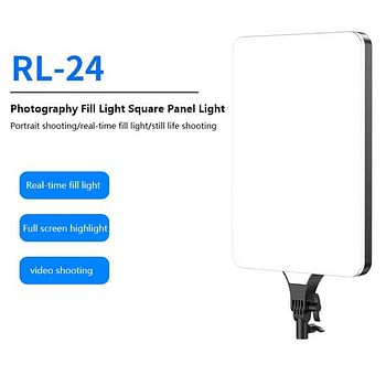 RL-19 inch LED Video Light With Professional Remote Control Dimmable Panel Lighting Photo Studio Live Photography fill lamp