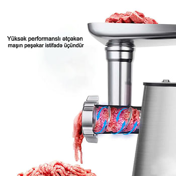 Sokany SK-091 Stainless Steel Electric Meat Grinder 2500 Watts