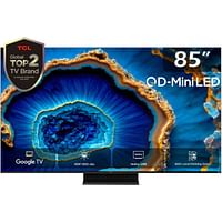 تي سي ال 85C755 QD-Mini LED 4K تلفزيون جوجل 85 بوصة موديل 2024