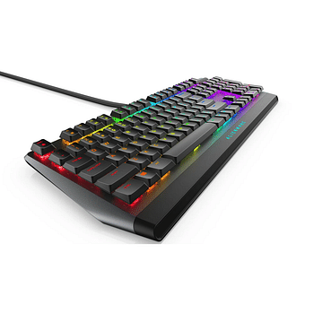 لوحة مفاتيح الألعاب الميكانيكية ذات التصميم المنخفض RGB من ديل الينوير  (AW510K) الجانب المظلم من القمر