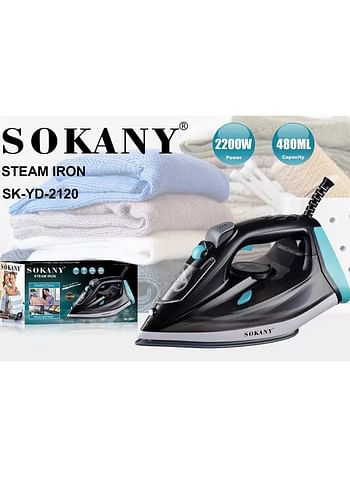 480ml household multi-function steam iron 2200w strong power 5 speed electric portable hand steam ironing machine SK-YD-2120