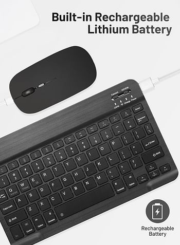 Wireless Keyboard and Mouse Combo Sleek, Portable, and Efficient (Multicolour)