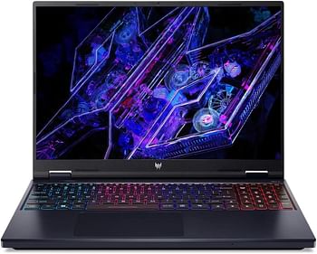 Acer Predator Helios Neo 16 Gaming Laptop 16 Inches 14th Generation Intel 24-Core i9-14900HX 8GB NVIDIA GeForce RTX 4060 WQXGA 165Hz Windows 11 Pro 1TB SSD - 16GB RAM - Black