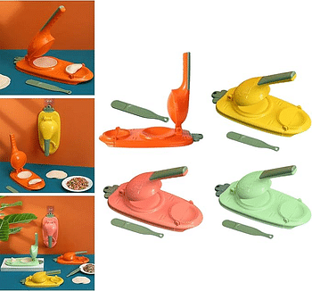 New Best-Quality Manual Dumpling Maker Utensils Dumpling Wrapper for Baking Kitchen Pancakes Unique Gift and thoughtful present for friends, family, and baking enthusiasts New Year kitchen tool Multicolors