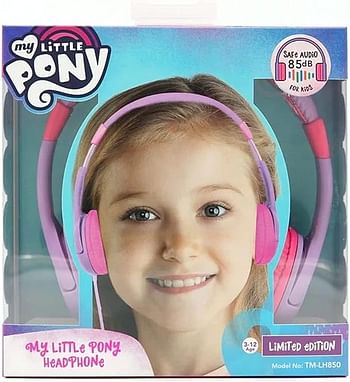 Touchmate My Little Pony Kids Wired Headphone With Mic Pink