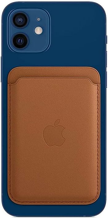 Apple Leather Wallet with MagSafe for iPhone - Brown saddle