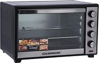 Olsenmark Electric Oven with Convection and Rotisserie 47L - 4 Stage for Heating and Rotisserie - 60 Minute Timer with Bell - 2000W Powerful Motor - Auto Shut Off