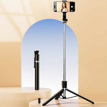 1.7-meter selfie pole tripod with 360 degree rotation universal live streaming stand for mobile phones photography tool