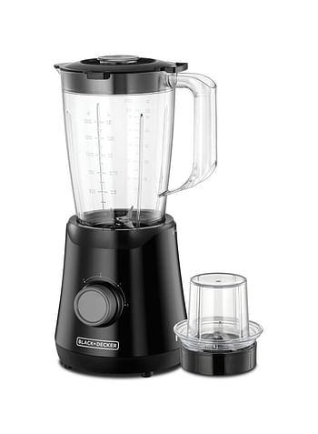 Black & Decker + 500W Blender with Grinding Mill and Clear 1.5 Liter BX530-B5