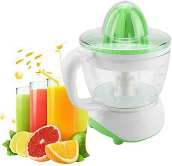 Henske Electric Citrus Juicer Machine With Grapefruit Squeezer Lid Rotation Squeezer for Oranges Lemons - White