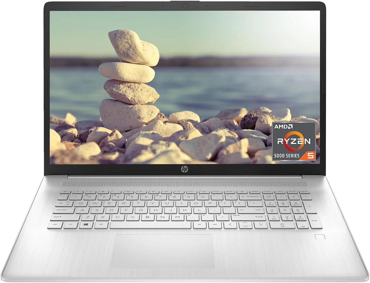 Hp 17-cp0012nr 17.3 Inches 1920 x 1080 IPS AMD Ryzen 5 5500U AMD Radeon Graphics 5th Generation Windows 11 Pro 256GB SSD - 8GB RAM - Silver