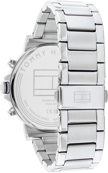 Tommy Hilfiger Men's Analog Watch 1710588 - Silver